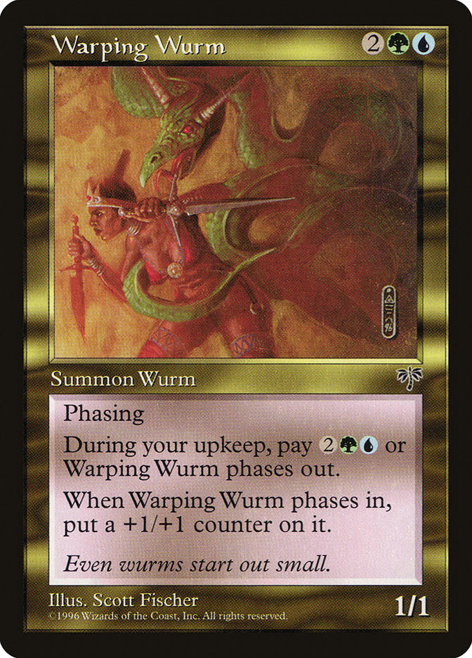 Warping Wurm [Mirage] MTG Single Magic: The Gathering    | Red Claw Gaming