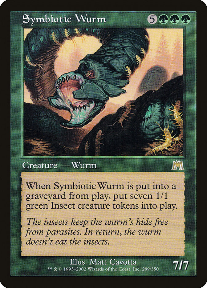 Symbiotic Wurm [Onslaught] MTG Single Magic: The Gathering    | Red Claw Gaming