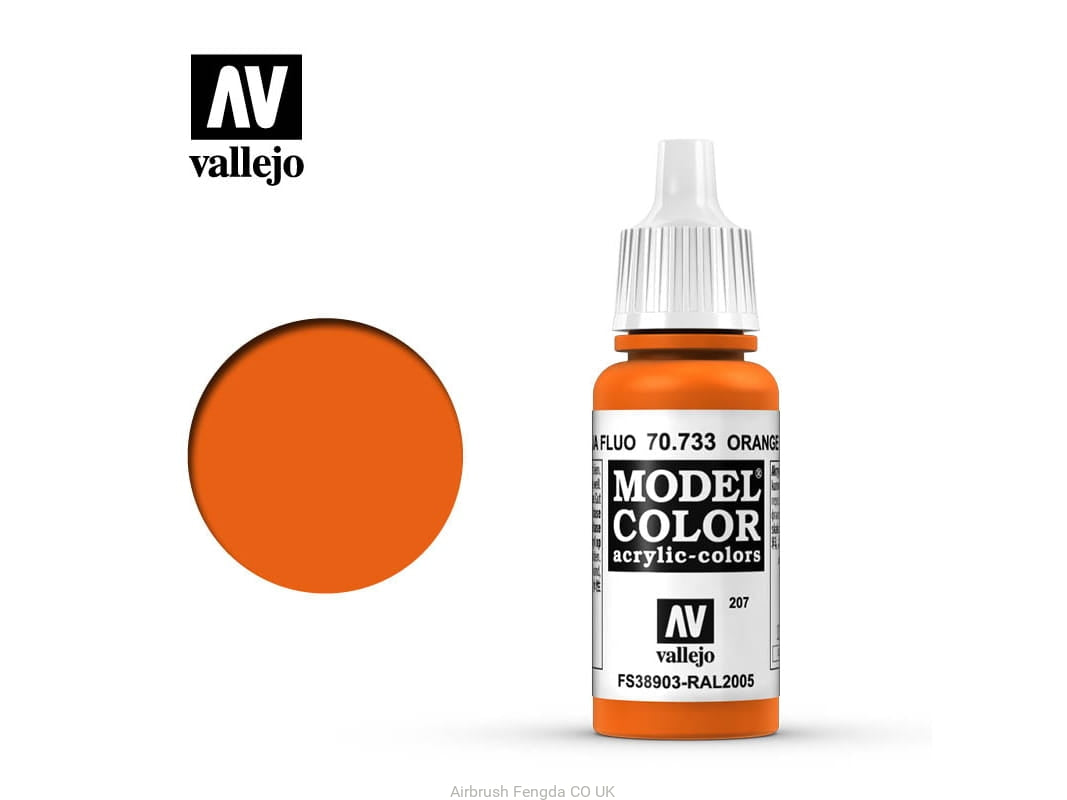 Orange Fluorescent (MC) Vallejo Model Color Vallejo    | Red Claw Gaming