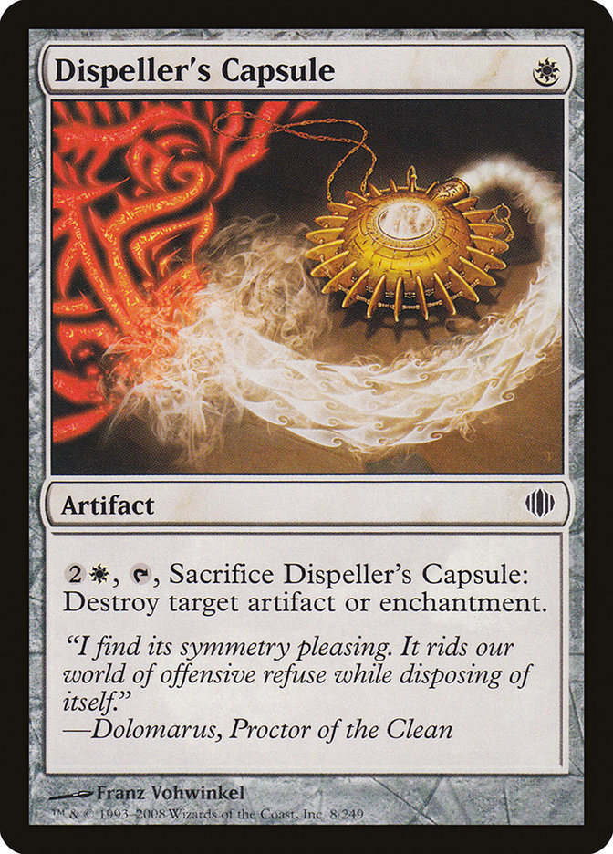 Dispeller's Capsule [Shards of Alara] MTG Single Magic: The Gathering    | Red Claw Gaming