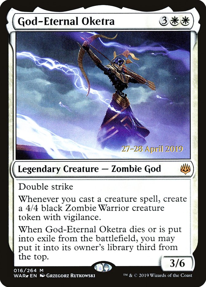 God-Eternal Oketra [War of the Spark Prerelease Promos] MTG Single Magic: The Gathering    | Red Claw Gaming