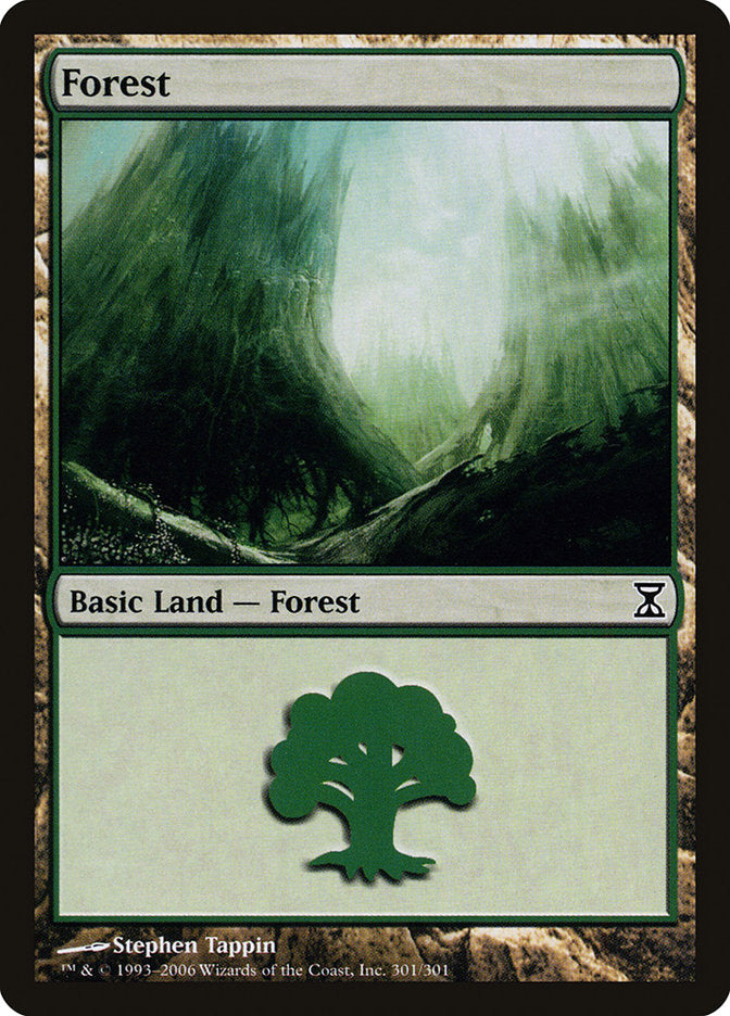 Forest (301) [Time Spiral] MTG Single Magic: The Gathering    | Red Claw Gaming