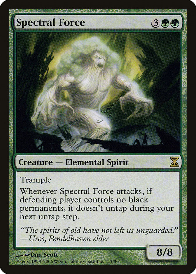Spectral Force [Time Spiral] MTG Single Magic: The Gathering    | Red Claw Gaming