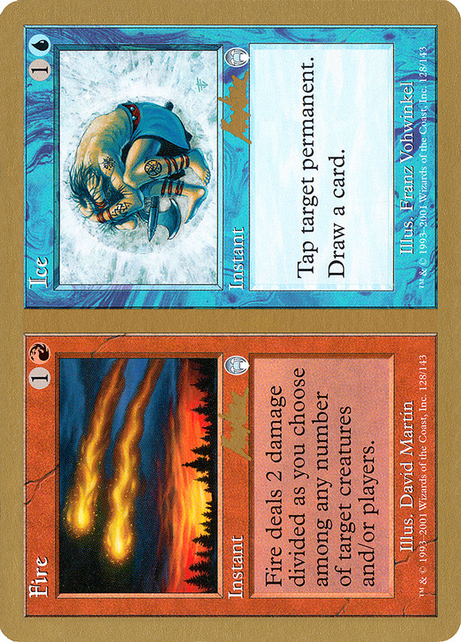 Fire // Ice (Brian Kibler) [World Championship Decks 2002] MTG Single Magic: The Gathering    | Red Claw Gaming