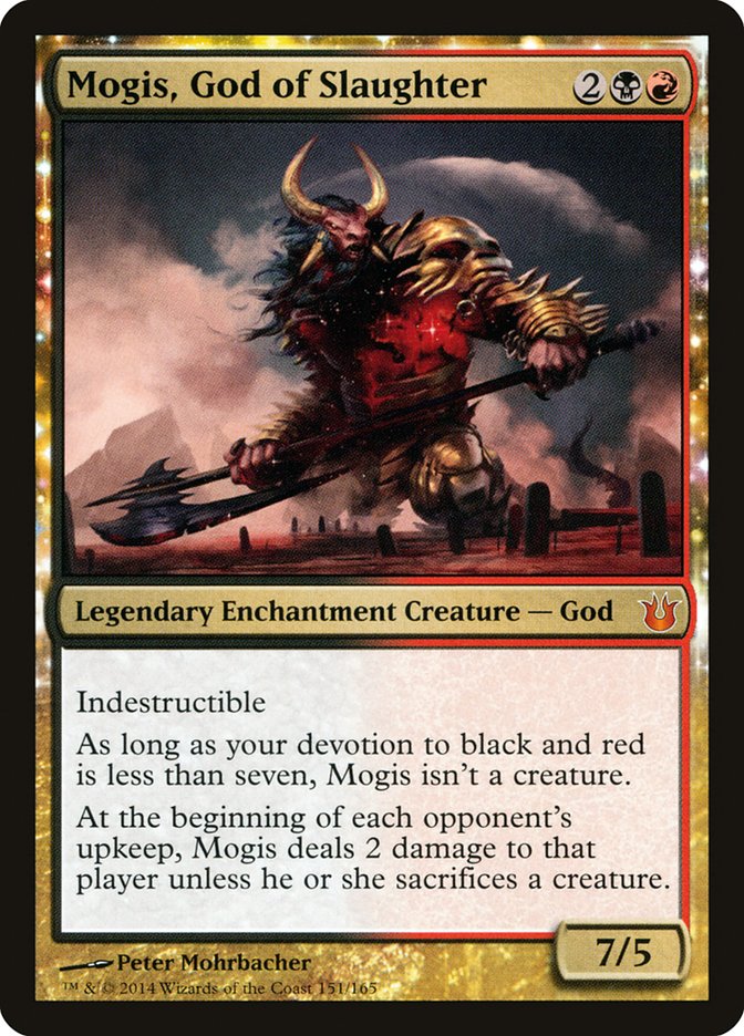 Mogis, God of Slaughter [Born of the Gods] MTG Single Magic: The Gathering    | Red Claw Gaming