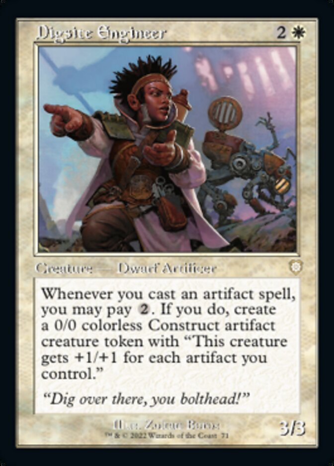 Digsite Engineer (Retro) [The Brothers' War Commander] MTG Single Magic: The Gathering    | Red Claw Gaming