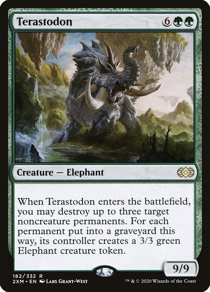 Terastodon [Double Masters] MTG Single Magic: The Gathering    | Red Claw Gaming
