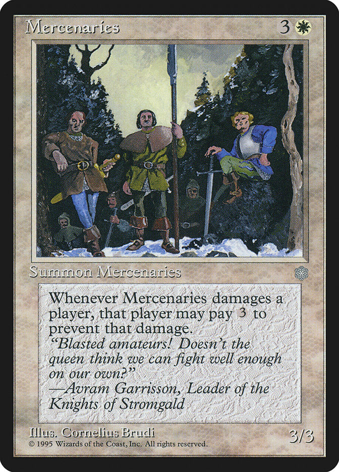 Mercenaries [Ice Age] MTG Single Magic: The Gathering    | Red Claw Gaming