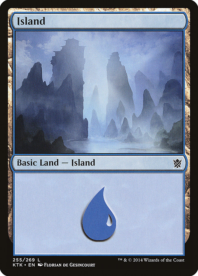 Island (255) [Khans of Tarkir] MTG Single Magic: The Gathering    | Red Claw Gaming