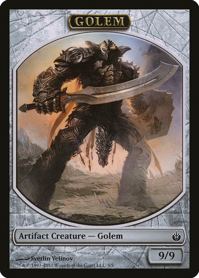 Golem Token [Mirrodin Besieged Tokens] MTG Single Magic: The Gathering    | Red Claw Gaming