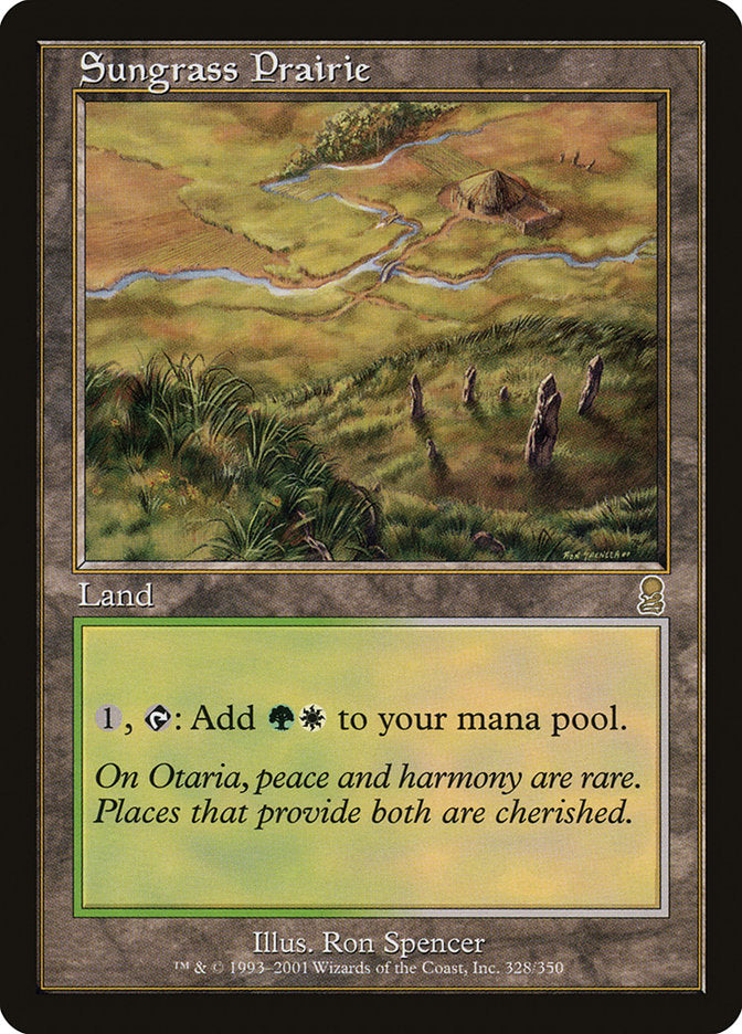 Sungrass Prairie [Odyssey] MTG Single Magic: The Gathering    | Red Claw Gaming