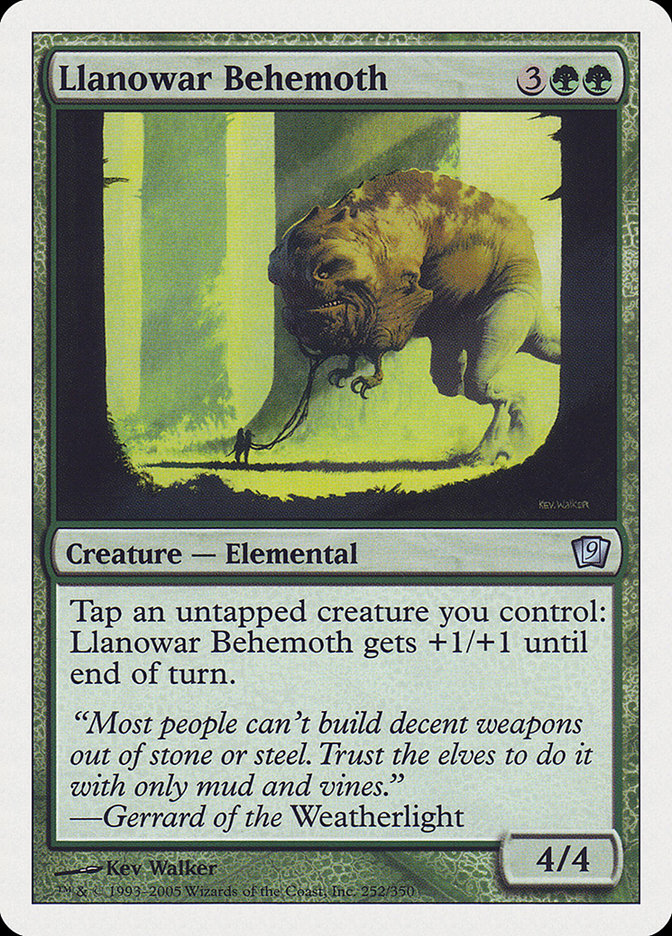 Llanowar Behemoth [Ninth Edition] MTG Single Magic: The Gathering    | Red Claw Gaming