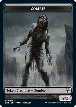 Zombie // Treasure Double-Sided Token [Game Night: Free-for-All Tokens] MTG Single Magic: The Gathering    | Red Claw Gaming