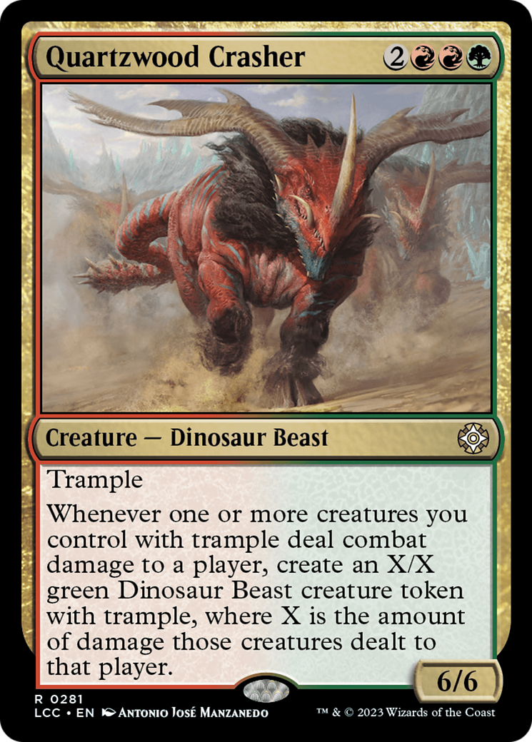 Quartzwood Crasher [The Lost Caverns of Ixalan Commander] MTG Single Magic: The Gathering    | Red Claw Gaming