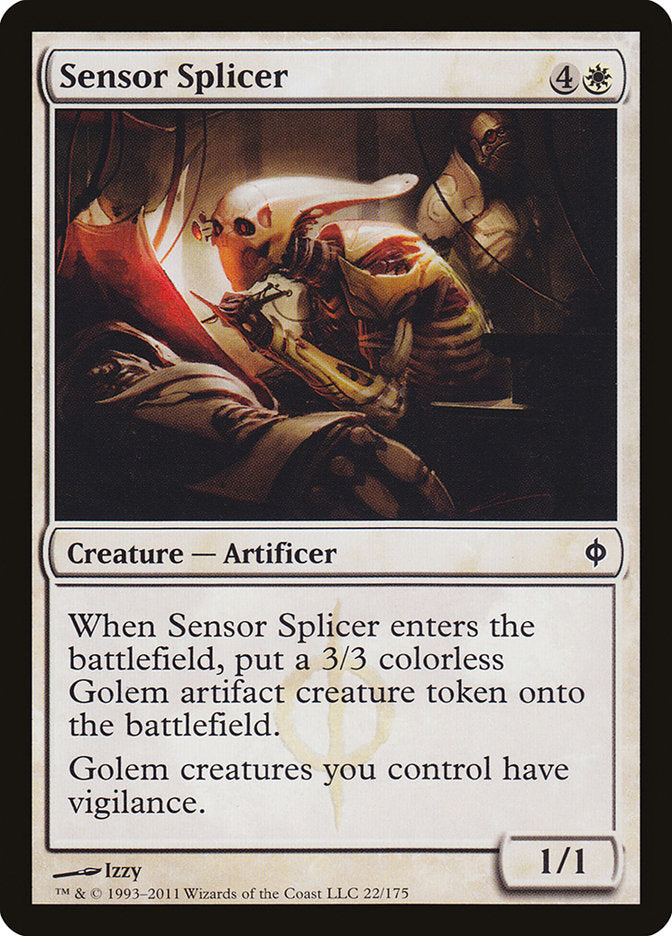 Sensor Splicer [New Phyrexia] MTG Single Magic: The Gathering    | Red Claw Gaming