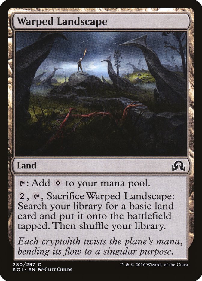 Warped Landscape [Shadows over Innistrad] MTG Single Magic: The Gathering    | Red Claw Gaming