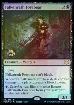 Falkenrath Forebear [Innistrad: Crimson Vow Prerelease Promos] MTG Single Magic: The Gathering    | Red Claw Gaming