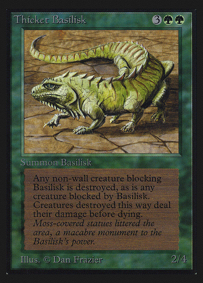 Thicket Basilisk [International Collectors' Edition] MTG Single Magic: The Gathering    | Red Claw Gaming