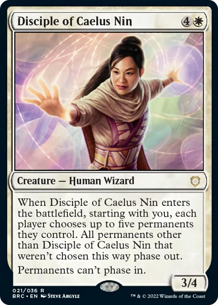 Disciple of Caelus Nin [The Brothers' War Commander] MTG Single Magic: The Gathering    | Red Claw Gaming