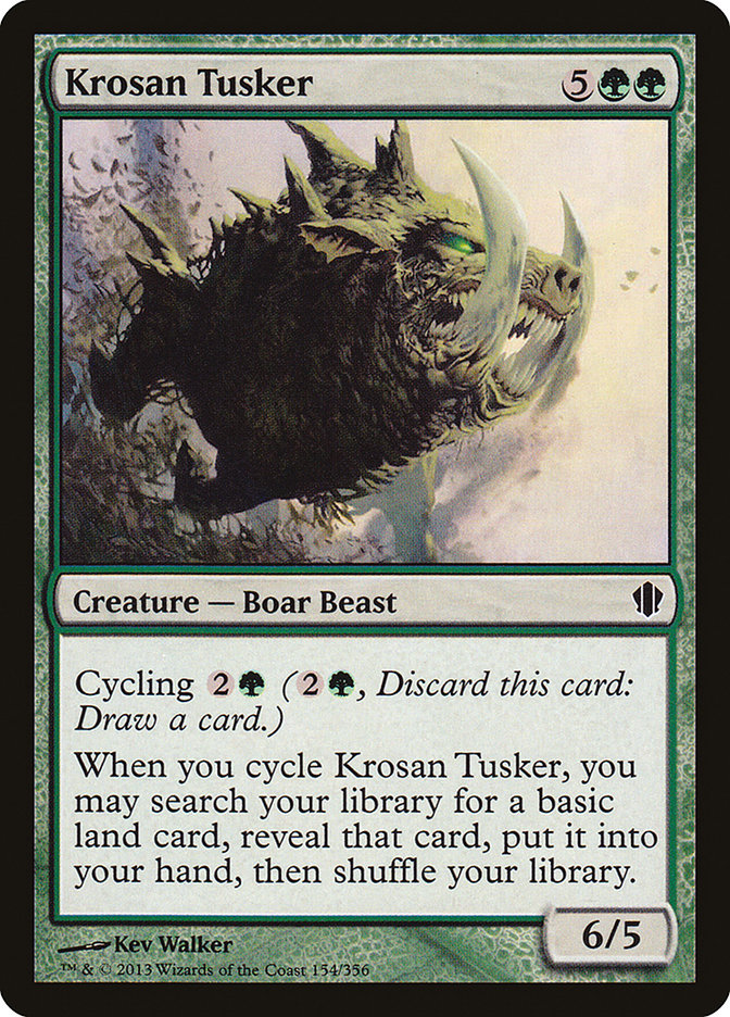 Krosan Tusker [Commander 2013] MTG Single Magic: The Gathering    | Red Claw Gaming