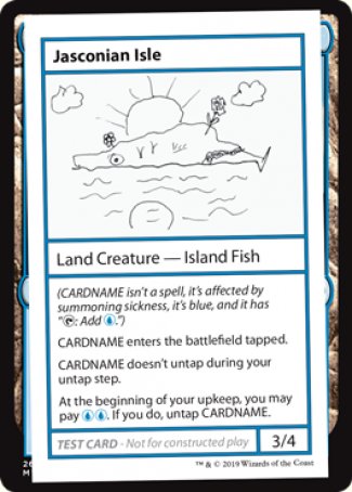 Jasconian Isle (2021 Edition) [Mystery Booster Playtest Cards] MTG Single Magic: The Gathering    | Red Claw Gaming