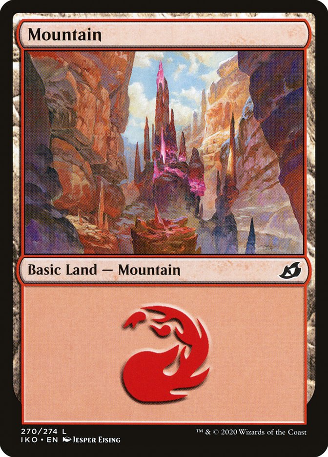 Mountain (270) [Ikoria: Lair of Behemoths] MTG Single Magic: The Gathering    | Red Claw Gaming