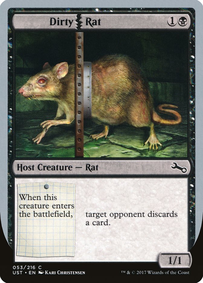 Dirty Rat [Unstable] MTG Single Magic: The Gathering    | Red Claw Gaming