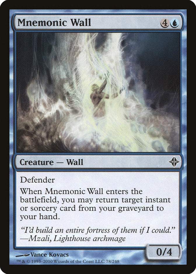 Mnemonic Wall [Rise of the Eldrazi] MTG Single Magic: The Gathering    | Red Claw Gaming