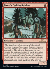 Mons's Goblin Raiders [30th Anniversary Edition] MTG Single Magic: The Gathering    | Red Claw Gaming