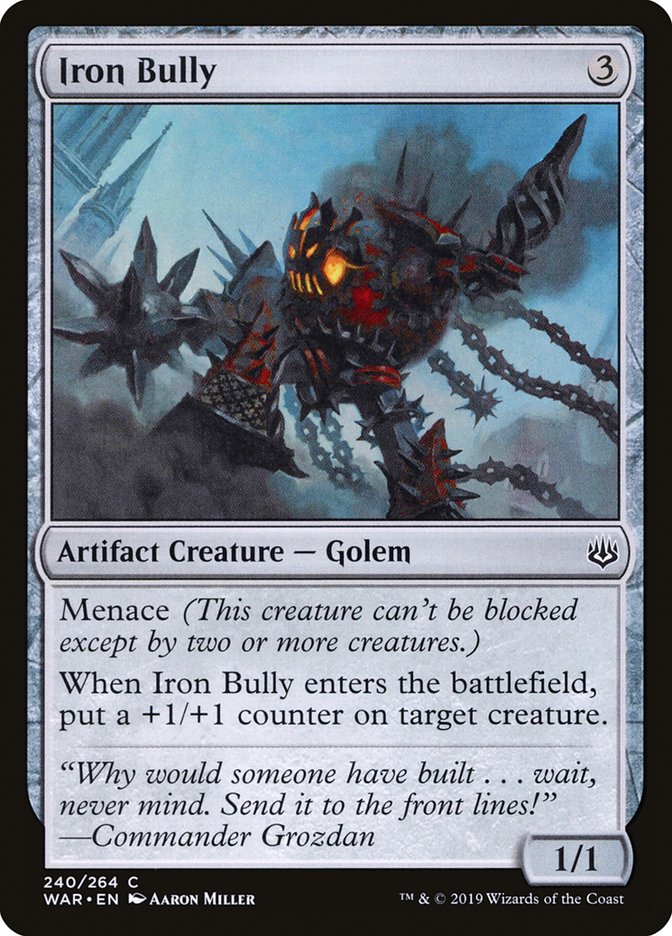 Iron Bully [War of the Spark] MTG Single Magic: The Gathering    | Red Claw Gaming