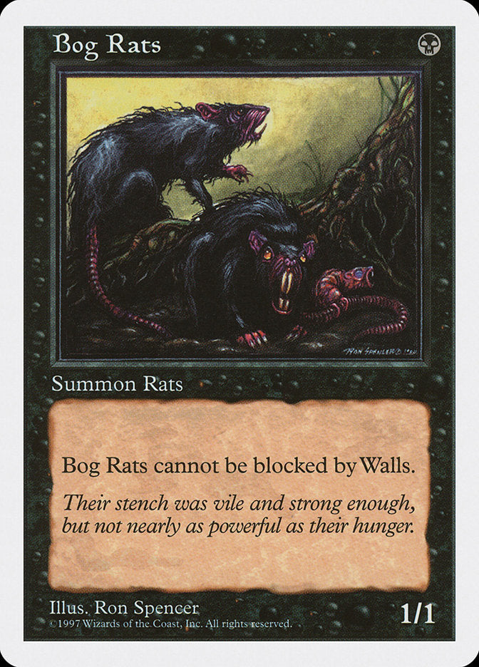 Bog Rats [Fifth Edition] MTG Single Magic: The Gathering    | Red Claw Gaming