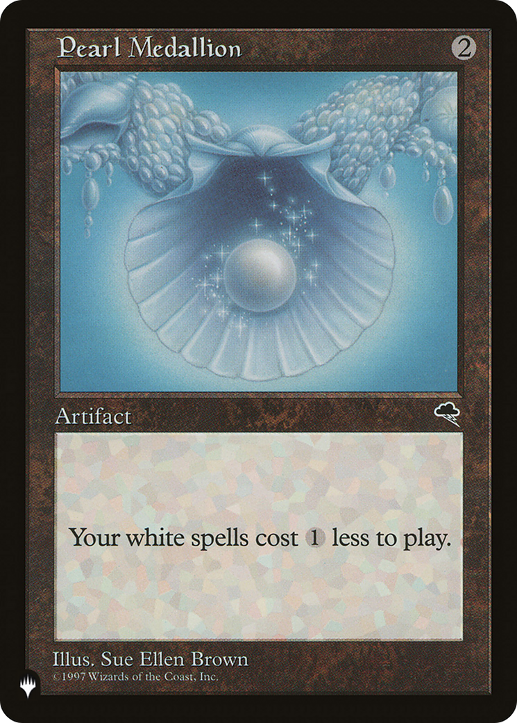 Pearl Medallion [Secret Lair: Angels] MTG Single Magic: The Gathering    | Red Claw Gaming