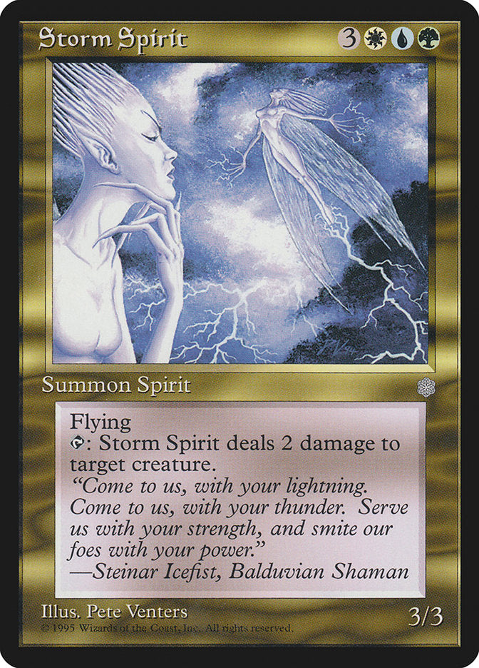 Storm Spirit [Ice Age] MTG Single Magic: The Gathering    | Red Claw Gaming