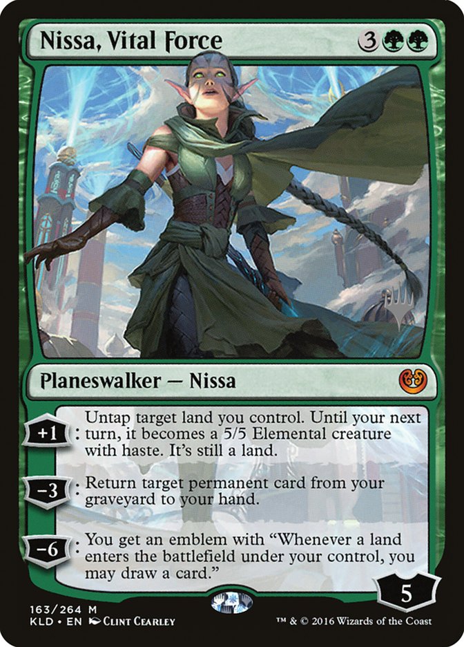 Nissa, Vital Force (Promo Pack) [Kaladesh Promos] MTG Single Magic: The Gathering    | Red Claw Gaming