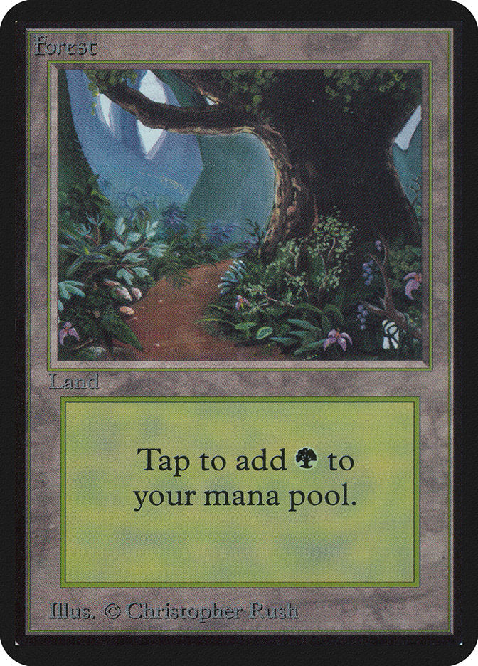 Forest (295) [Alpha Edition] MTG Single Magic: The Gathering    | Red Claw Gaming