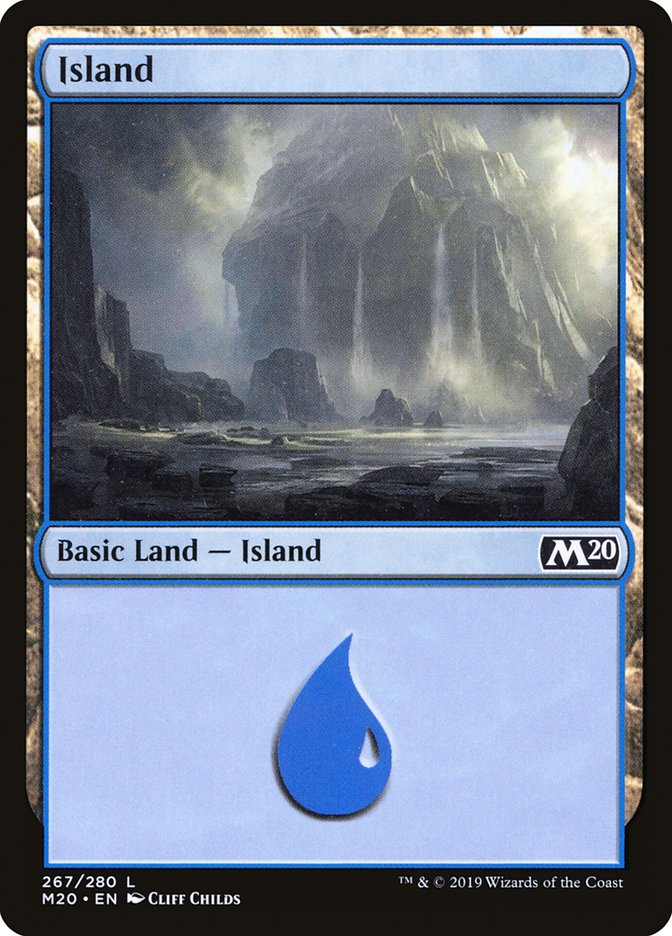 Island (267) [Core Set 2020] MTG Single Magic: The Gathering    | Red Claw Gaming