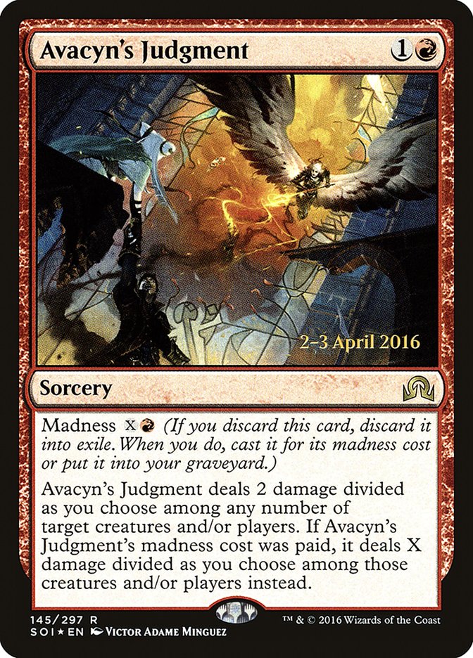 Avacyn's Judgment [Shadows over Innistrad Prerelease Promos] MTG Single Magic: The Gathering    | Red Claw Gaming