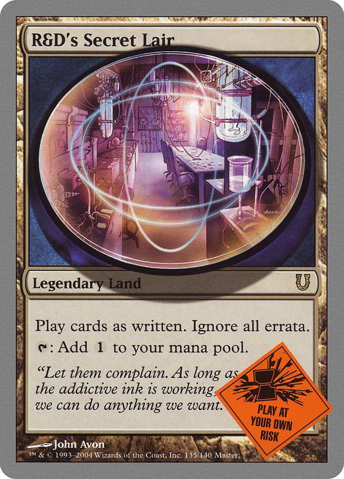 R&D's Secret Lair [Unhinged] MTG Single Magic: The Gathering    | Red Claw Gaming