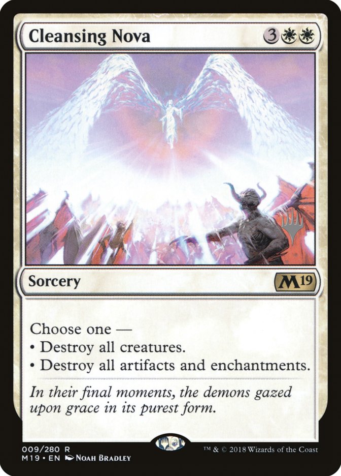 Cleansing Nova (Promo Pack) [Core Set 2019 Promos] MTG Single Magic: The Gathering    | Red Claw Gaming