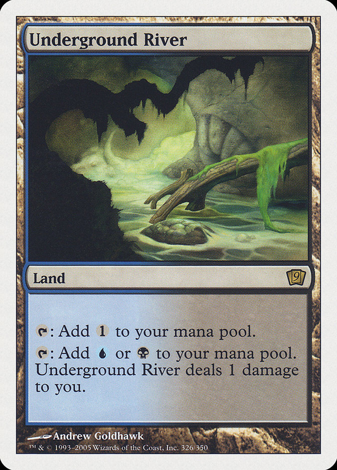 Underground River [Ninth Edition] MTG Single Magic: The Gathering    | Red Claw Gaming