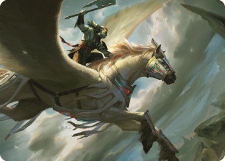 Cleaving Skyrider Art Card [Dominaria United Art Series] MTG Single Magic: The Gathering    | Red Claw Gaming