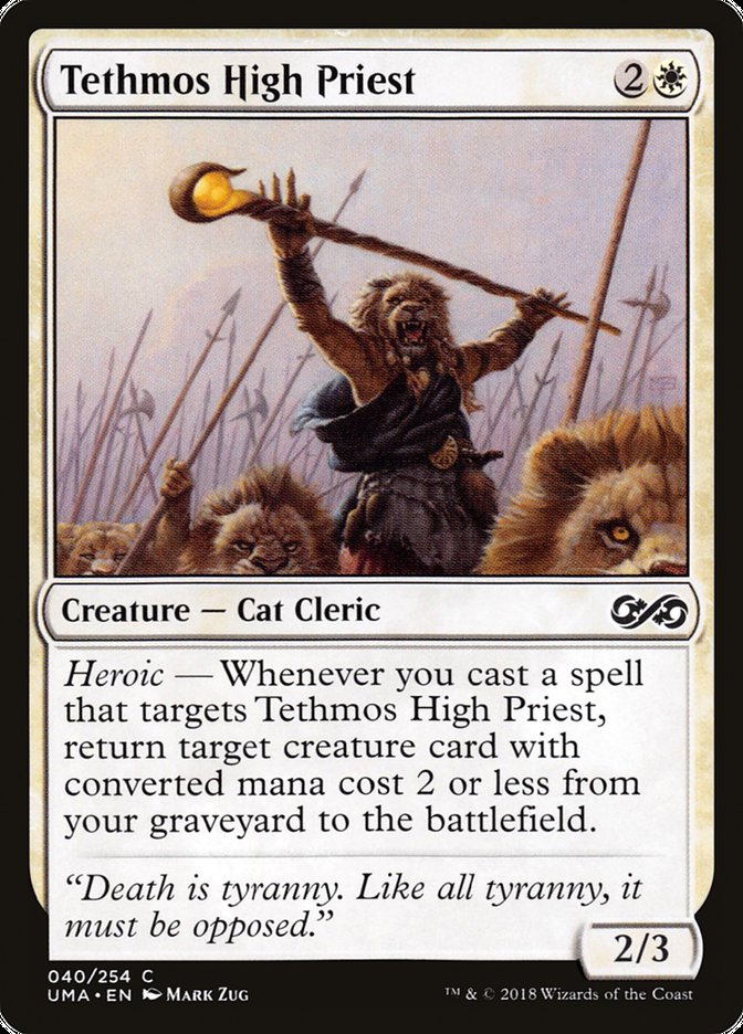 Tethmos High Priest [Ultimate Masters] MTG Single Magic: The Gathering    | Red Claw Gaming