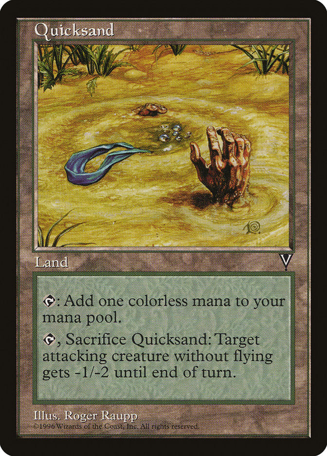 Quicksand [Visions] MTG Single Magic: The Gathering    | Red Claw Gaming