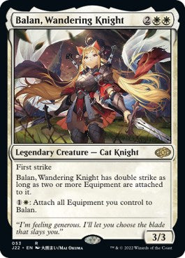 Balan, Wandering Knight [Jumpstart 2022] MTG Single Magic: The Gathering    | Red Claw Gaming