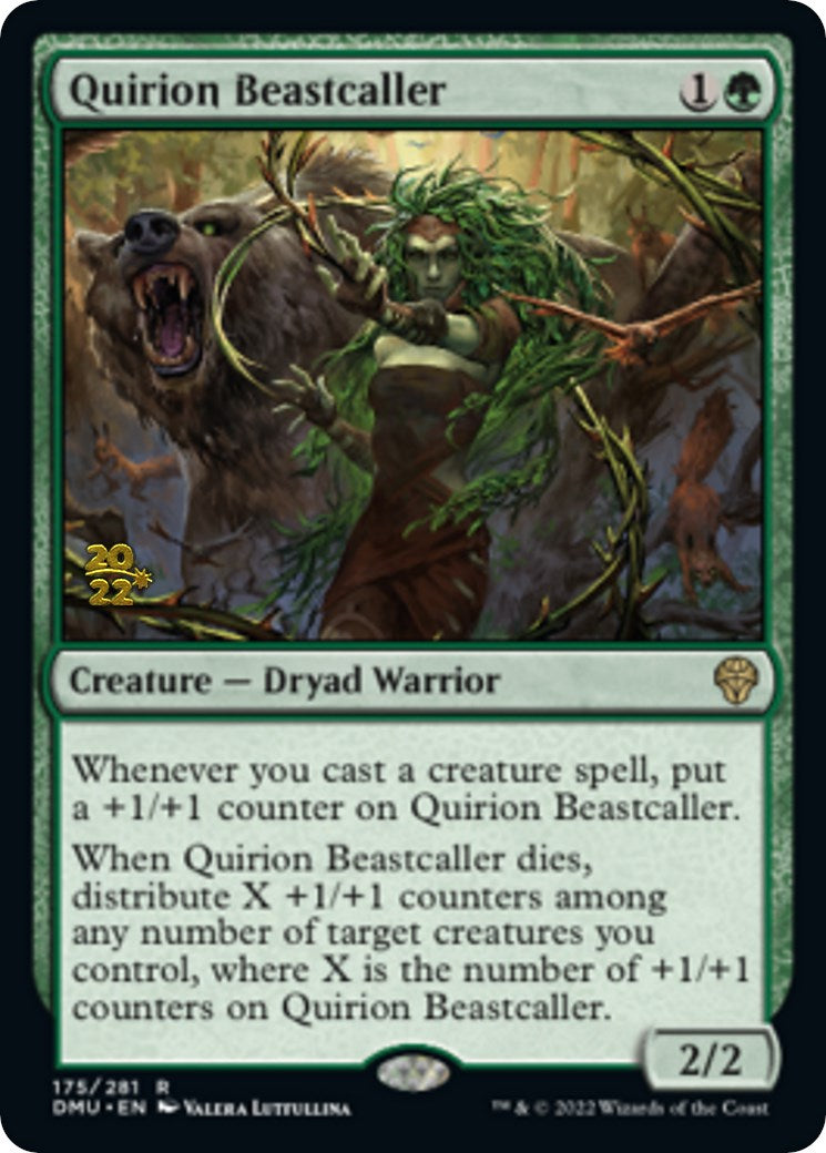 Quirion Beastcaller [Dominaria United Prerelease Promos] MTG Single Magic: The Gathering    | Red Claw Gaming