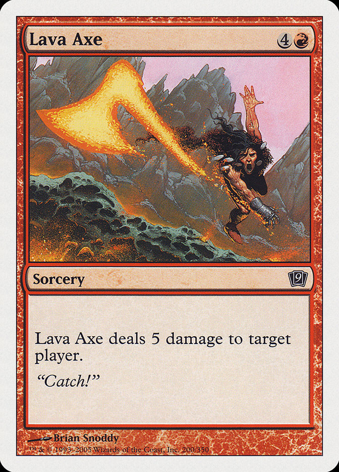 Lava Axe [Ninth Edition] MTG Single Magic: The Gathering    | Red Claw Gaming