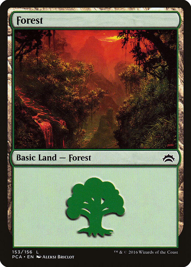 Forest (153) [Planechase Anthology] MTG Single Magic: The Gathering    | Red Claw Gaming