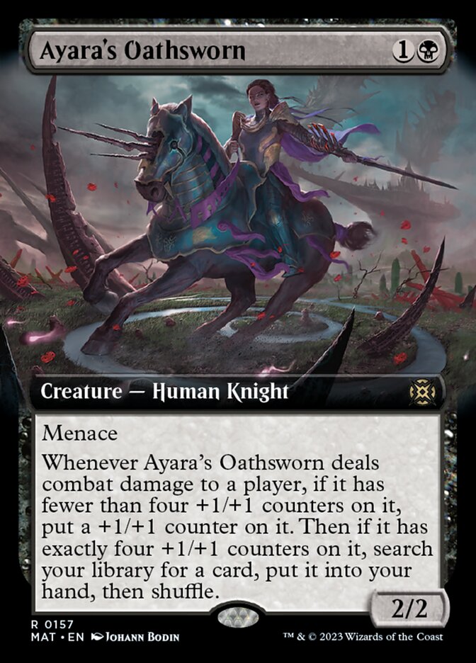 Ayara's Oathsworn (Extended Art) [March of the Machine: The Aftermath] MTG Single Magic: The Gathering    | Red Claw Gaming