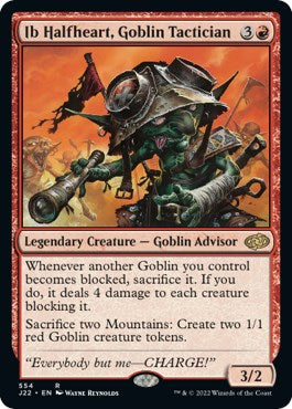 Ib Halfheart, Goblin Tactician [Jumpstart 2022] MTG Single Magic: The Gathering    | Red Claw Gaming