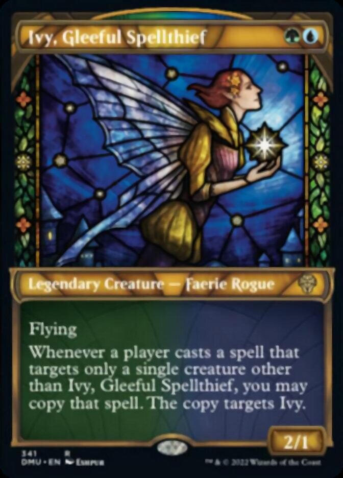 Ivy, Gleeful Spellthief (Showcase Textured) [Dominaria United] MTG Single Magic: The Gathering    | Red Claw Gaming